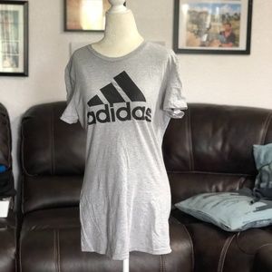 Adidas Short Sleeve Tee Gray Size M